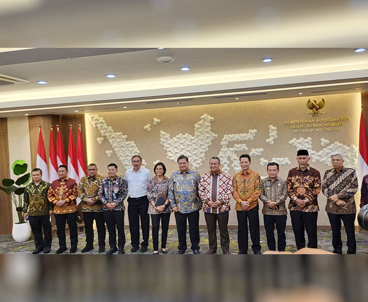 Kepala Bappedalitbang Mendampingi Wagub Edy Pratowo, Ikuti Ratas Pengendalian Inflasi Bersama Menko Perekonomian