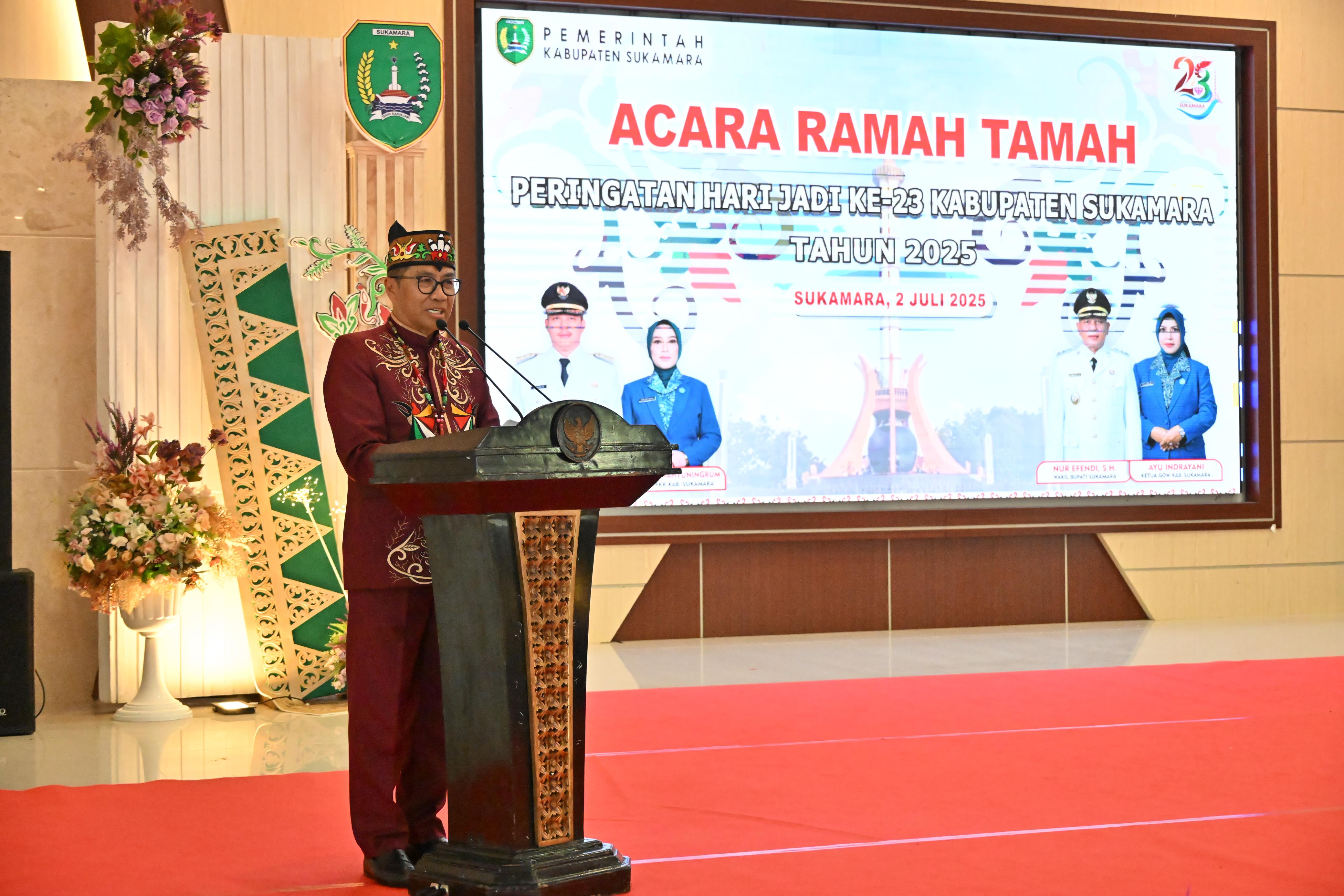 Di Hari Jadi ke-23, Gubernur Kalteng Ajak Sukamara Selaraskan Pembangunan dengan ASTA CITA dan Visi Kalteng BERKAH Kalteng Maju