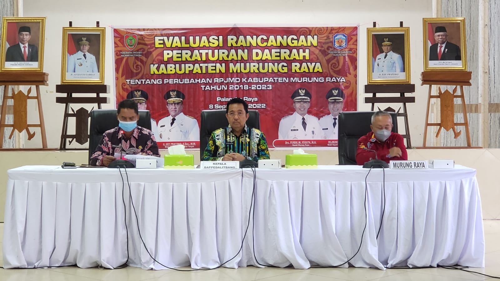 Evaluasi Ranperda Rencana Pembangunan Jangka Menengah Daerah (RPJMD)  Kabupaten Murung Raya Tahun 2018-2023