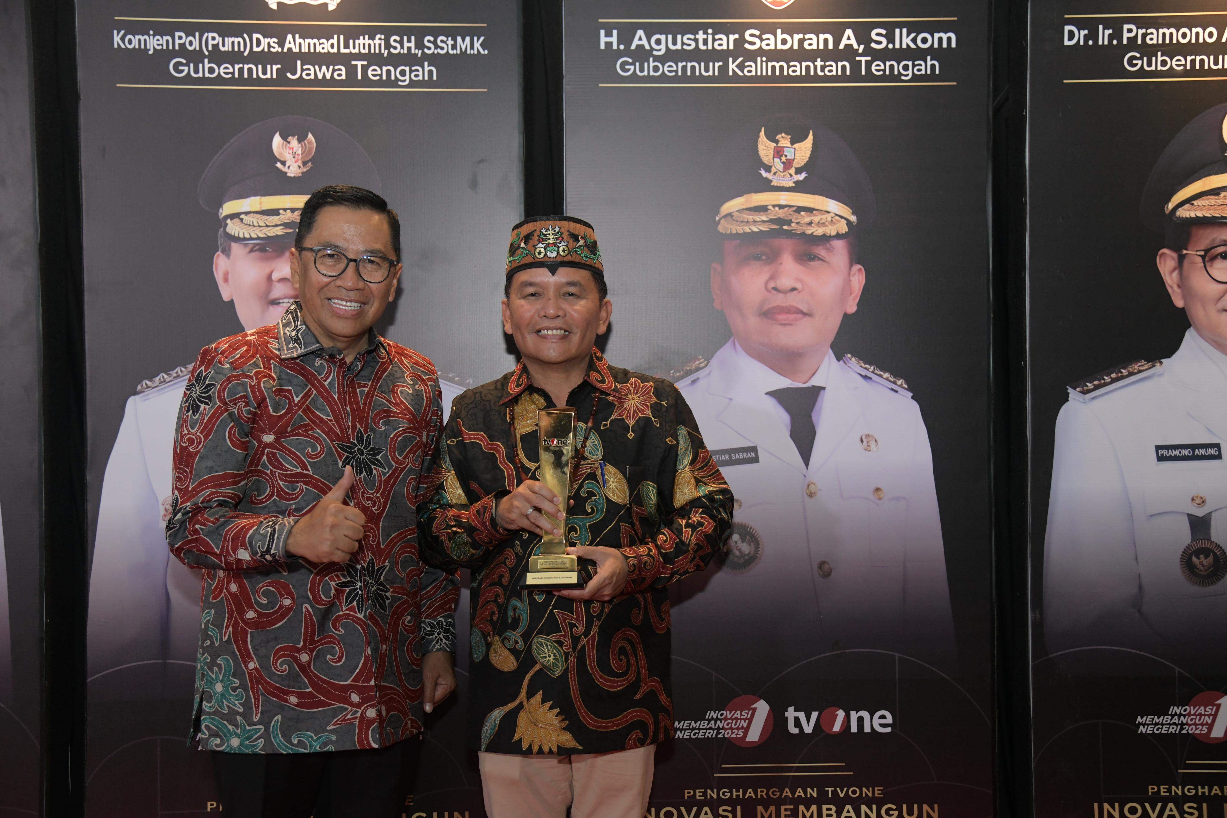 Leonard S. Ampung Apresiasi Prestasi Gubernur Agustiar Sabran Raih Penghargaan Nasional “Inovasi Membangun Negeri 2025”