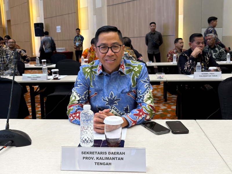 Plt Sekda Kalteng Leonard S Ampung Ikuti Rakernas Forsesdasi 2025 di Jakarta