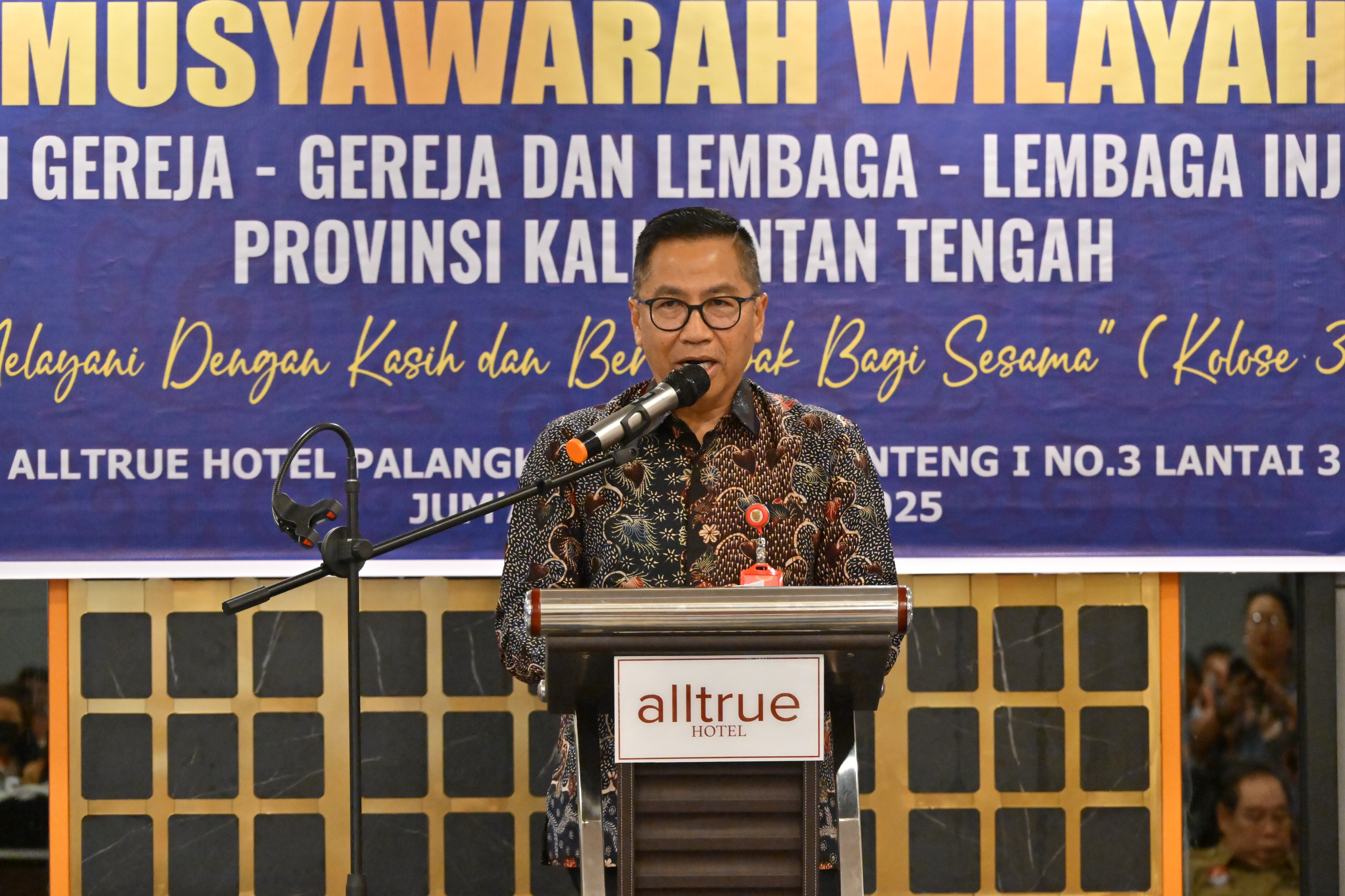 Wakili Gubernur, Kepala Bapperida Prov. Kalteng Buka PGLII Kalteng Gelar Musyawarah Wilayah Tahun 2025
