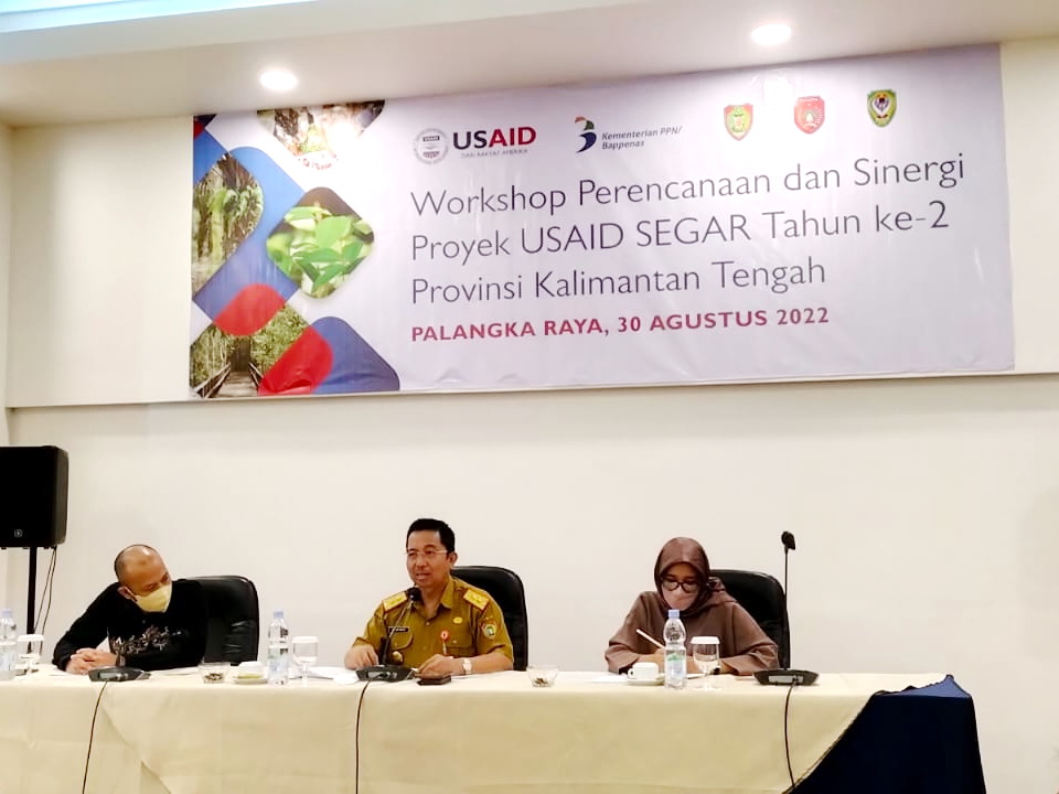 Workshop Perencanaan dan Sinergi Proyek USAID - SEGAR Tahun ke-2 Prov. Kalteng